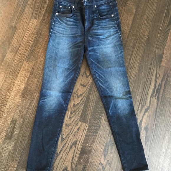 rag & bone justine high rise ankle jeans zipper - Picture 2 of 3